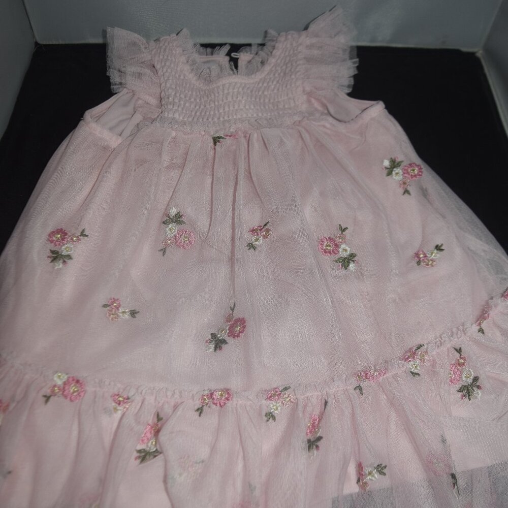 Zunie Floral pink dress 4T